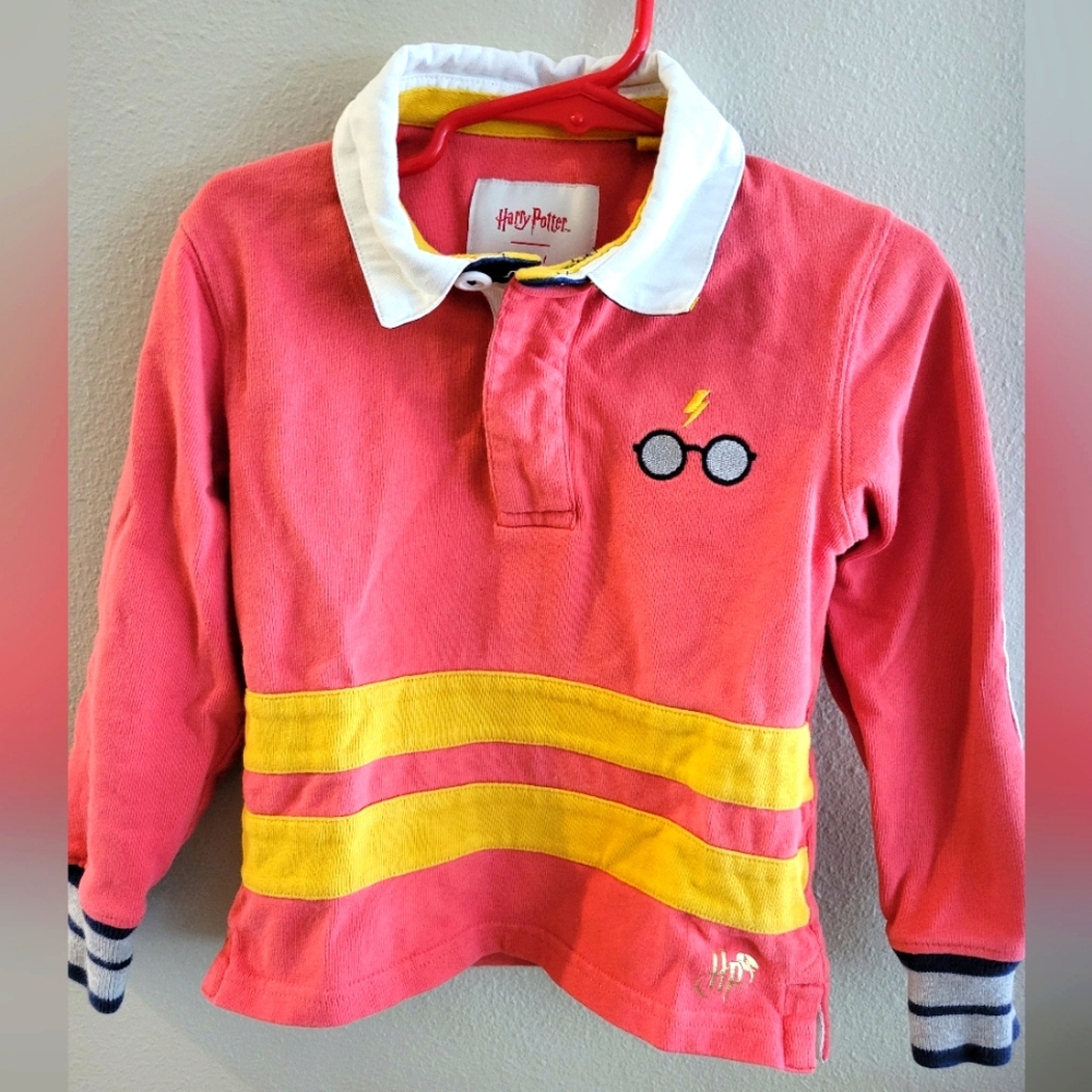 Mini Boden Long Sleeved Harry Potter Polo Size 3-4